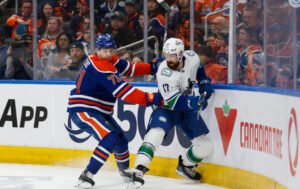 Oilers Win West in 7 Nugent-Hopkins Wins It. Oilers Punch Ticket to Western Conference Final with Gritty 3-2 Game 7 Victory over Canucks