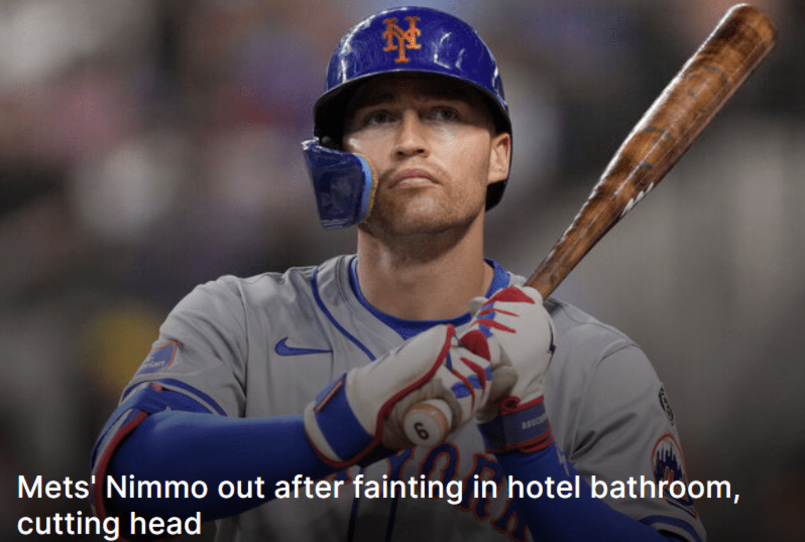 Nimmo Avoids Injury in Hotel Room Tumble Relief for Mets Fans