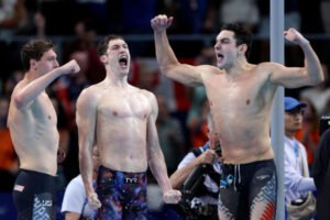 U.S. Wins Gold in Day 1 Relay. 2024 Olympics: U.S. Wins First Gold in Swimming Relay