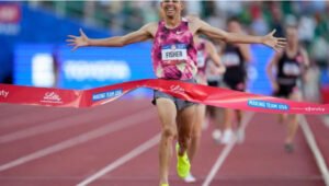 Fisher Scores USA's First Track Medal in Paris. Grant Fisher Secures First Team USA Track & Field Medal at Paris OlympicsHistoric Moment for Team USA