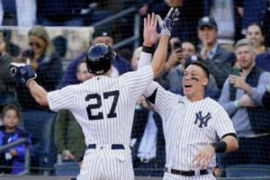 Stanton Powers Yankees 6-5 Win. Yankees vs. Guardians: Game 4 HighlightsA Close Contest The Guardians, eager to even the best-of-seven series, had just come off a thrilling Game 3 win. Their spirits were high