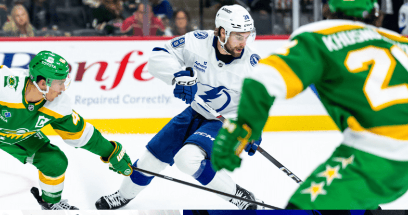 Kaprizov Shines as Wild End Lightnings Streak