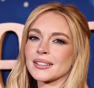 Lindsays Bold Fashion Moments. Lindsay Lohan Stuns Fans with Youthful Look at Netflix Premiere